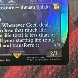 Cecil, Dark Knight Borderless Foil Rare FIN MTG - Image 5