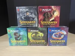 LOT OF 5 MAGIC THE GATHERING STRIXHAVEN SCHOOL OF MAGES SEALED PRERELEASE PACK - Image 1