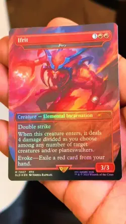 Ifrit - Fury (Rainbow Foil) Secret Lair Drop Foil - Image 2