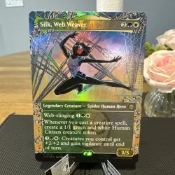 Silk, Web Weaver (Borderless) Marvel's Spider-Man Foil - Image 1