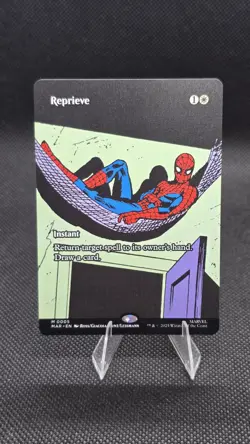 Reprieve (Borderless) 0005 - Marvel's Spider-Man MTG NM/M Ships Now - Image 1