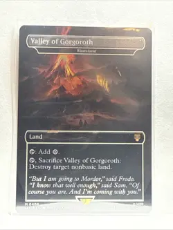 Valley of Gorgoroth - Wasteland (Surge Foil) Commander: the Lord of the... - Image 1