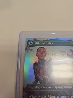 Miles Morales (0234) (Borderless) Marvel's Spider-Man Foil Magic the Gathering - Image 2