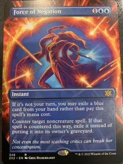 Force of Negation (Borderless) Double Masters 2022 Regular - Image 1