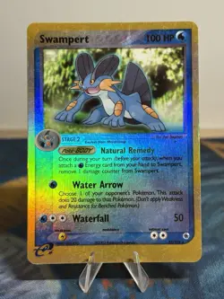 Swampert 23/109 Rare Reverse Ex Holo Ruby & Sapphire Base Pokemon Card MP LP - Image 1