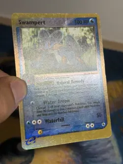 Swampert 23/109 Rare Reverse Ex Holo Ruby & Sapphire Base Pokemon Card MP LP - Image 4