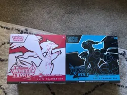 Pokemon Center Black Bolt and White Flare ETB Pokemon TCG - Factory Sealed - Image 1