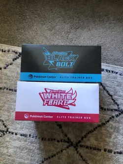 Pokemon Center Black Bolt and White Flare ETB Pokemon TCG - Factory Sealed - Image 2