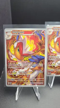 4X pokemon TCG Infernape 173/167 Sv06: Twilight Masquerade Holo - Image 2