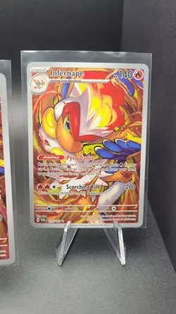 4X pokemon TCG Infernape 173/167 Sv06: Twilight Masquerade Holo - Image 5