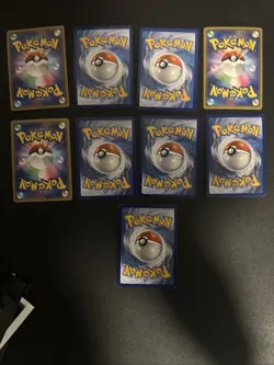 Mega EX pokemon Card lot of 9 Light-Moderately played full art Ultra Rare - Image 2