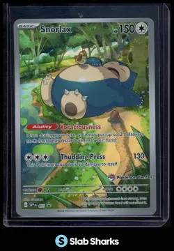 2023 POKEMON BLACK STAR PROMOS SVP EN #051 SNORLAX POKEMON CENTRE STAMP - Image 1