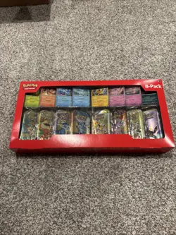 Pokemon TCG Costco 8 Pack Prismatic Mini Tins - Factory Sealed Fast Shipping - Image 1