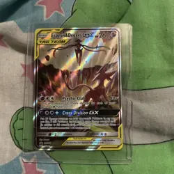Pokemon TCG Espeon and Deoxys Full Art GX Tag Team SM240 - Image 1