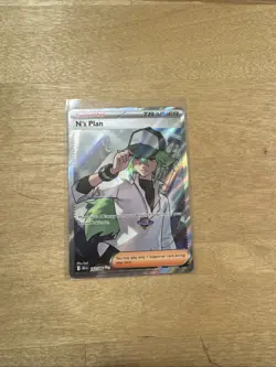Pokemon Black Bolt N's Plan 163/086 Ultra Rare Full Art - Image 1