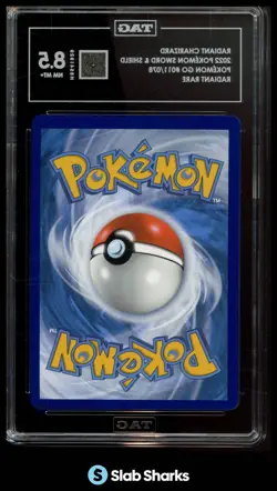 2022 POKEMON SWORD & SHIELD GO #011/078 RADIANT CHARIZARD RARE TAG 8.5 - Image 2