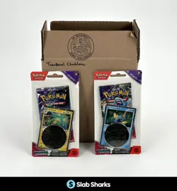 POKEMON TCG TEMPORAL FORCES CHECKLANE PACKS UNSEALED CASE 16 PACKS - Image 1