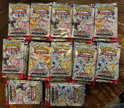 Prismatic Evolutions Booster Pack Lot 120 FACTORY SEALED PACKS Pokemon TCG - Image 1