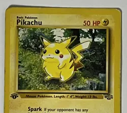 Pikachu Jungle Set Red Cheeks 60/64 Rare 1995 Vintage LP Pokemon - Image 2