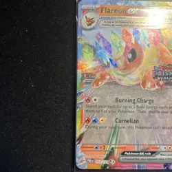 Pokemon Flareon ex 014/131 Stamped Prismatic Evolutions Surprise Box Sealed (NM) - Image 3