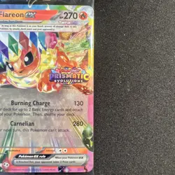 Pokemon Flareon ex 014/131 Stamped Prismatic Evolutions Surprise Box Sealed (NM) - Image 4