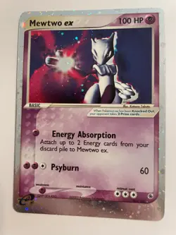 Mewtwo ex 101/109 Ruby and Sapphire Holo Rare Pokemon TCG - Image 2