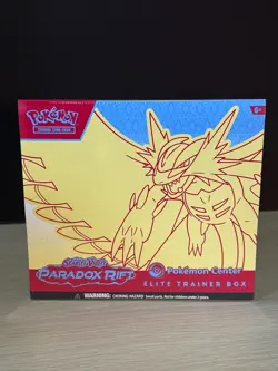 PARADOX RIFT SEALED POKEMON CENTER EXCLUSIVE ELITE TRAINER BOX ETB ROARING MOON - Image 1