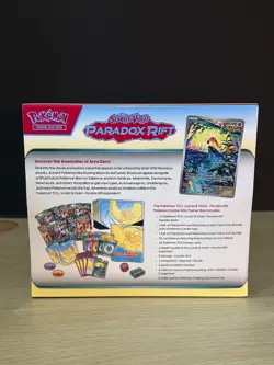 PARADOX RIFT SEALED POKEMON CENTER EXCLUSIVE ELITE TRAINER BOX ETB ROARING MOON - Image 2