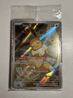 Eevee 173 Pokemon Center Stamp Promo Sealed Prismatic Evolutions ETB SVP173 NM - Image 1