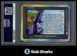 2000 TOPPS POKEMON TV ANIMATION ED. SERIES 2 THE GHOST OF MAIDEN PEAK FOIL PSA 7 - Image 2