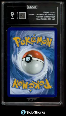 2021 POKEMON SWORD & SHIELD FUSION STRIKE #283/264 GRASS ENERGY SECRET TAG 9 - Image 2