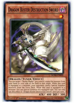 Yugioh! LP Dragon Buster Destruction Sword - BOSH-EN020 - Common - 1st Edition L - Image 1