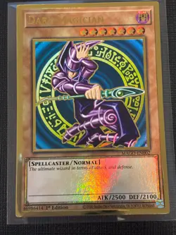 2020 YU-GI-OH MAXIMUM GOLD 1st EDITION DARK MAGICIAN MAGO-EN002 - Image 2