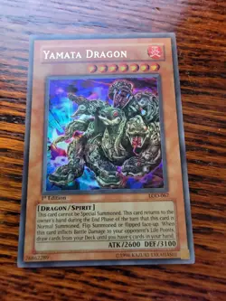 Yugioh Yamata Dragon LOD-067 Ultra Rare 1st Edition LP - Image 1