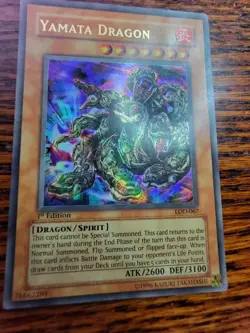 Yugioh Yamata Dragon LOD-067 Ultra Rare 1st Edition LP - Image 2