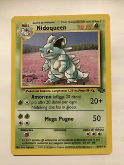 Pokemon TCG ITALIAN Jungle Nidoqueen 23/64 Regular Rare Card - Image 1