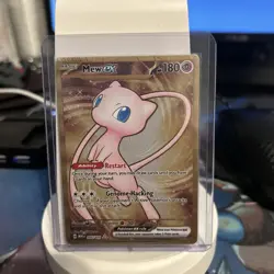 Pokemon TCG Mew EX Metal Gold NM 205/165 Scarlet & Violet 151 Promo Card - Image 1