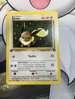 EEVEE 55/82 1st Edition Team Rocket Set WOTC - Pokemon Card 2000 - Image 3