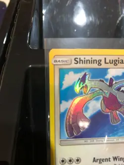Pokemon SHINING LUGIA Ultra Rare Black Star Promo Card TCG SM82 Near Mint Rare - Image 3