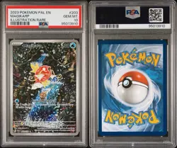 Magikarp Illustration Rare Card 203/193 Paldea Evolved PSA 10 English - Image 3