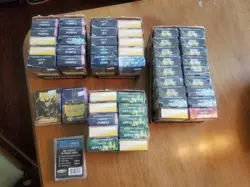 LOT OF 50 Assorted Japanese Dragon Shield Card Sleeves - 60 ct packs+ Clear Case - Image 2