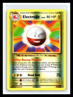 🔥 ELECTRODE 2016 XY Evolutions Reverse Holo Foil Rare Pokemon Card # 40/108 - Image 1