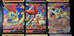 Lot of 9 Victini Pokemon Cards All NM, No Duplicates! - Image 3