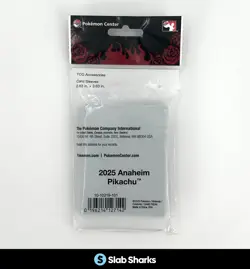 POKEMON CENTER WORLD CHAMPIONSHIPS EXCLUSIVE 65 CARD SLEEVES PIKACHU ANAHEIM - Image 2