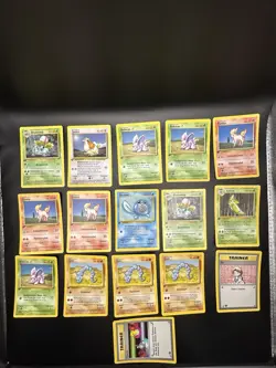 1999 1st Edition Pokemon (16 cards + 18 Energies) German Deutsch Base Set Lot - Image 1