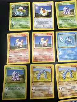 1999 1st Edition Pokemon (16 cards + 18 Energies) German Deutsch Base Set Lot - Image 2