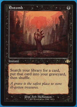 Entomb (Retro Frame) Dominaria Remastered NM Showcase CARD (503984) ABUGames - Image 1