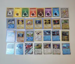 Vintage Pokemon Card Lot, Full Art Modern, Energy, 1999 - Image 1