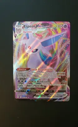 Espeon VMAX 065/203 Sword & Shield Evolving Skies Full Art Holo Pokemon Card - Image 1