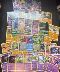 Pokemon Card Lot 41 Total Cards! EX’s Amazing Rares Holos & Celebrations - Image 1